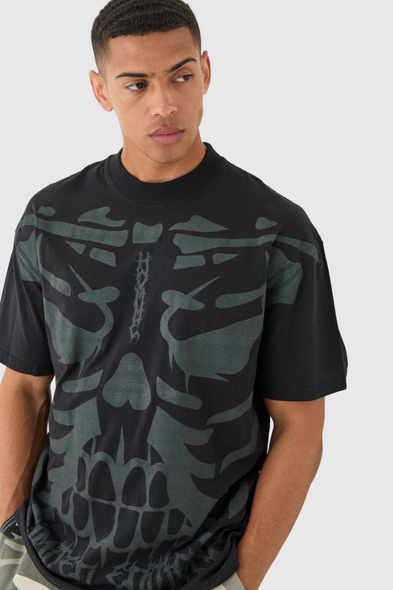 Oversize T-Shirt mit Print