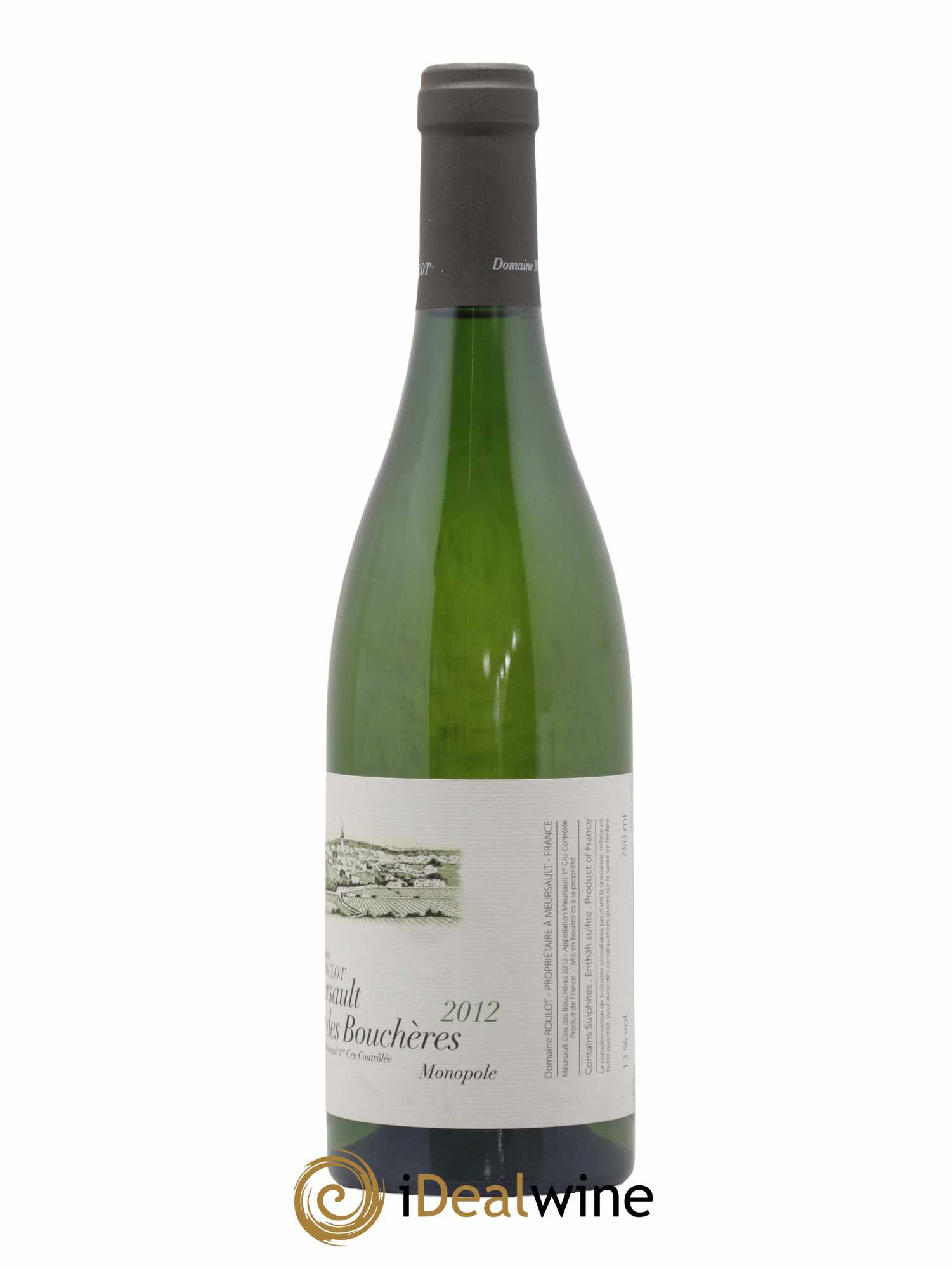 Meursault 1er Cru Clos des Bouchères Roulot (Domaine)  2012 - Lot de 1 Bouteille