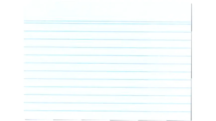 Karteikarten liniert A7 100 Stück weiss