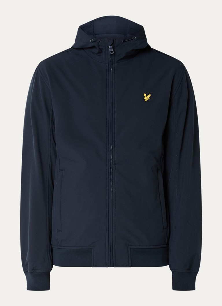 Giacca softshell Lyle & Scott con cappuccio e tasche con cerniera