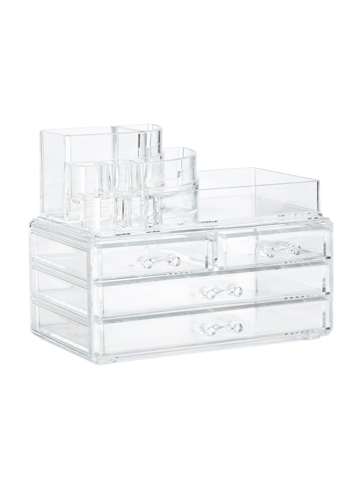 relaxdays Makeup Organizer in Transparent günstig kaufen onesize
