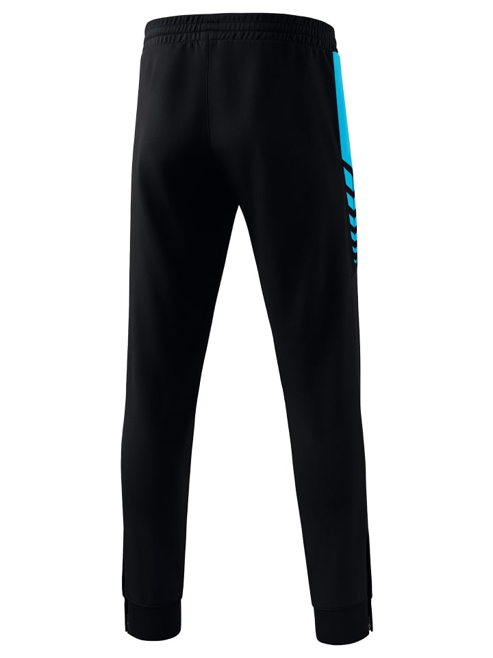 erima Six Wings Trainingshose in schwarz/curacao günstig kaufen