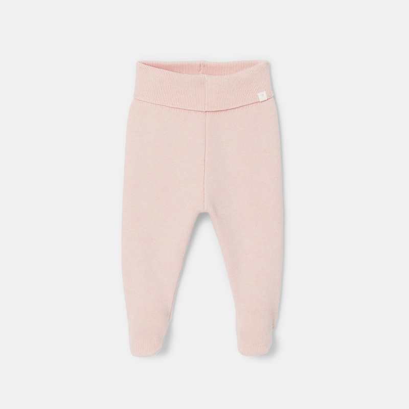 Ensemble 2 pièces en tricot rose naissance Absorba