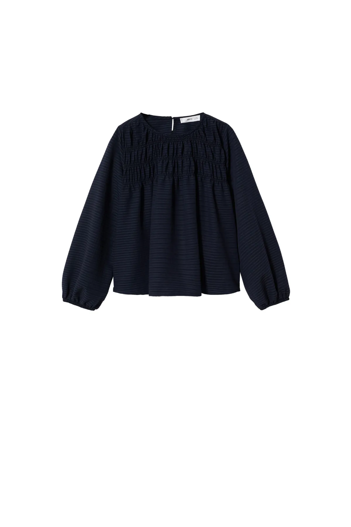 MANGO Kids  Dunkelblaue Damenbluse 37083265