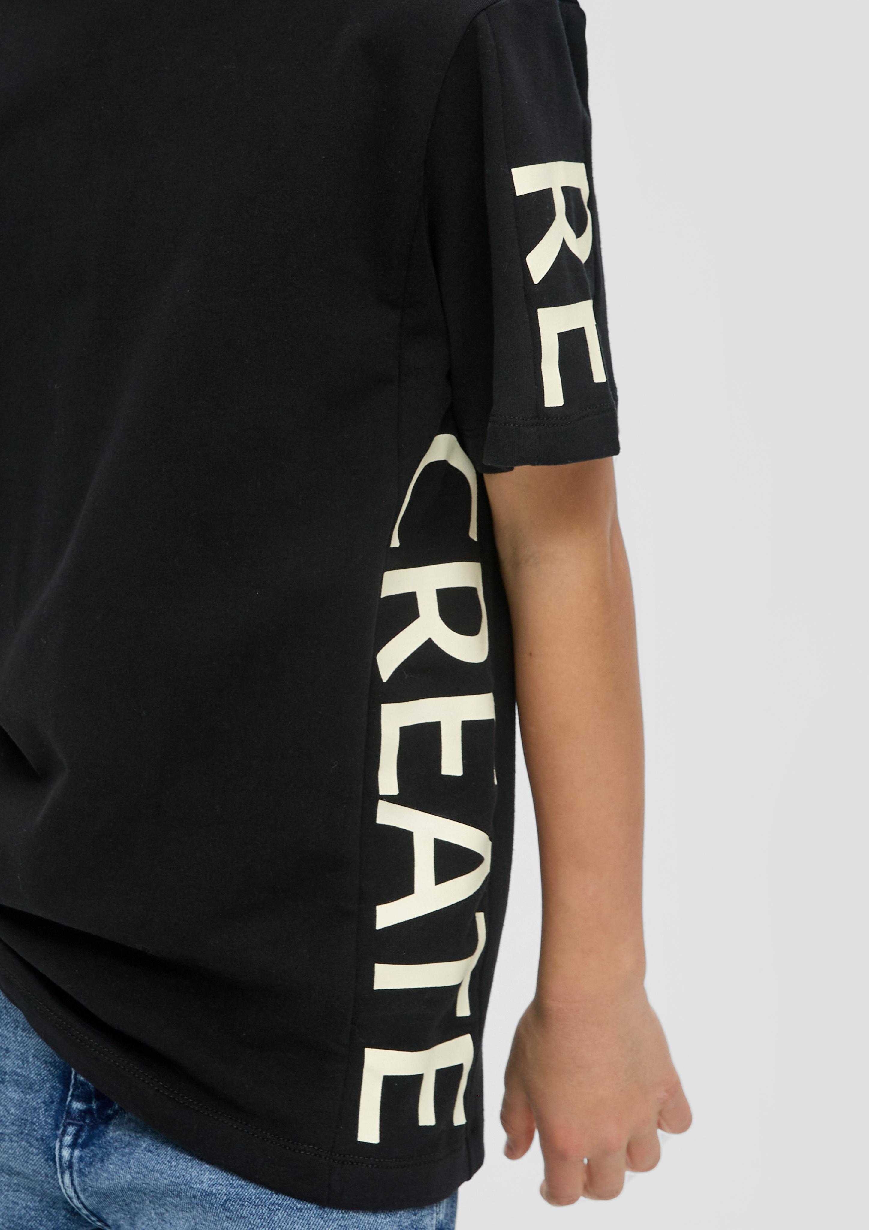 T-Shirt mit Schrift-Print  2140094-9999