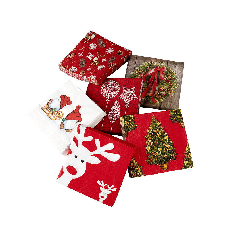 Vie Eco Servietter 20-pk 33x33 cm, julemotiv