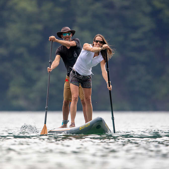 Body Glove Tandem 15' Inflatable 2 Person Stand-Up Paddle Board Package