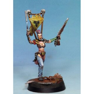 Female Chief (medium blade, rifle and biohazard protection)