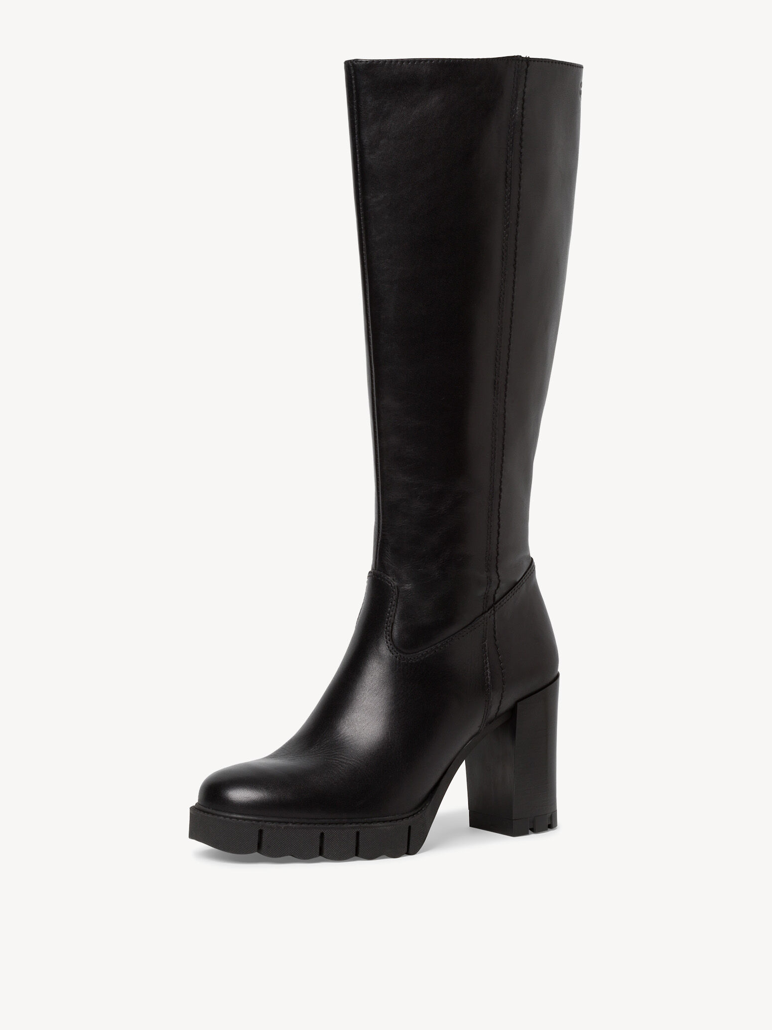 Bottes en cuir - noir