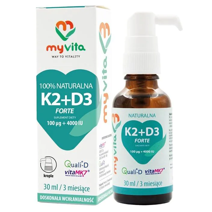 Σταγόνες MyVita Vitamin K2 + D3 Forte 30 ml