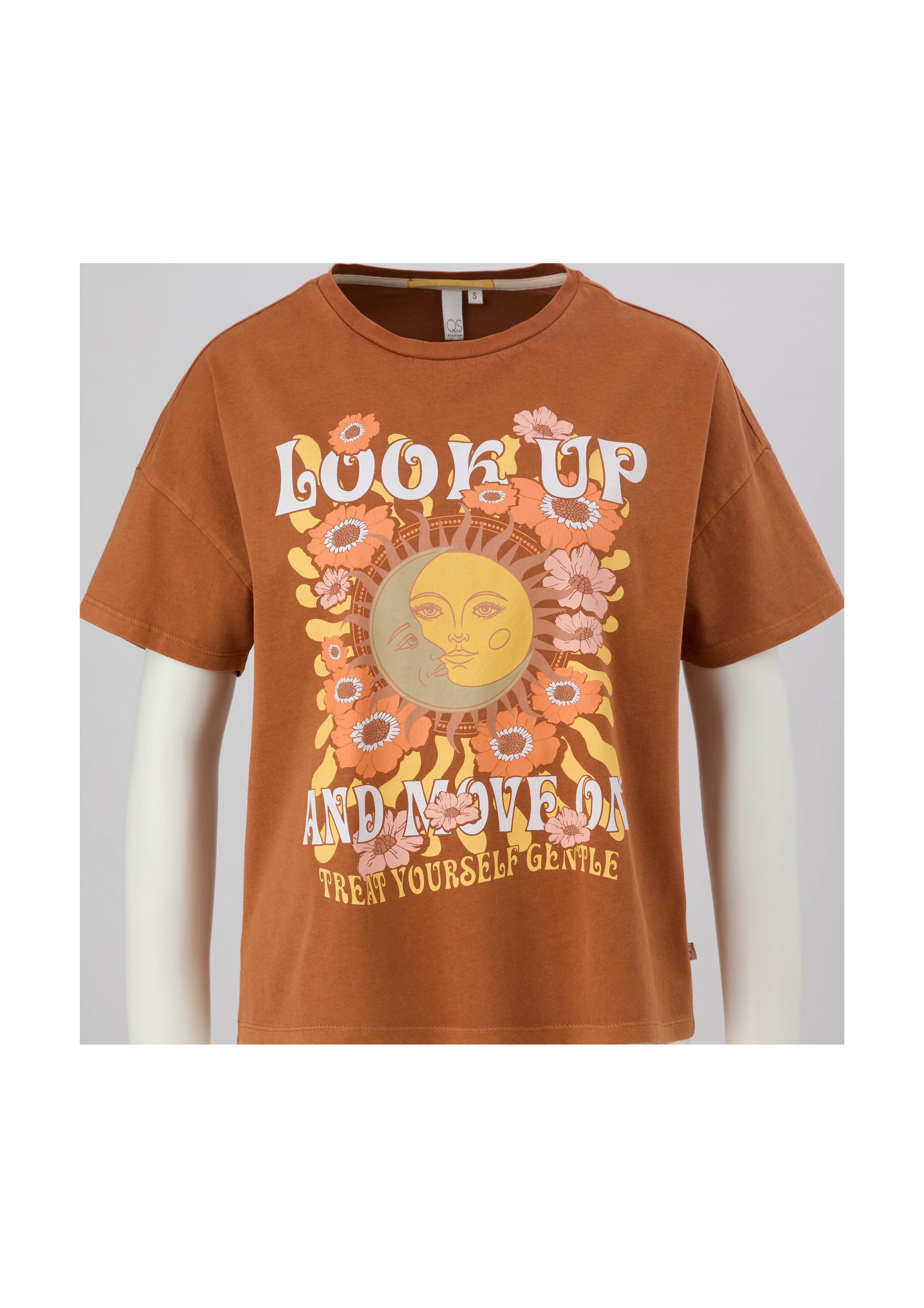 Baumwollshirt mit Frontprint  2131285-87D0