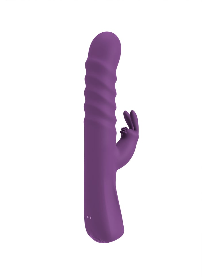 Javida Rabbitvibrator 2 Function Rabbit Vibrator in lila günstig kaufen 24 cm