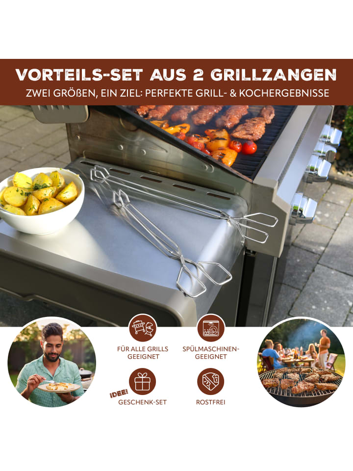 bremermann 2tlg-Set Grillzange günstig kaufen onesize