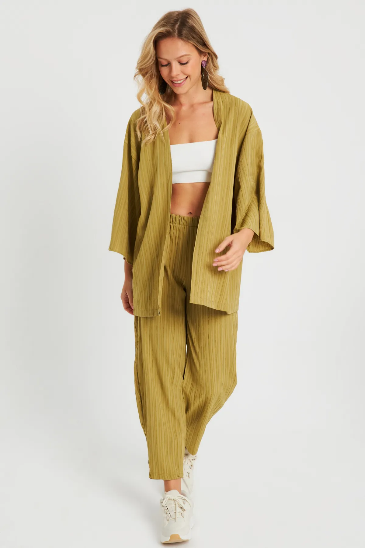 Cool & Sexy  Zweiteiler - Khaki - Regular Fit