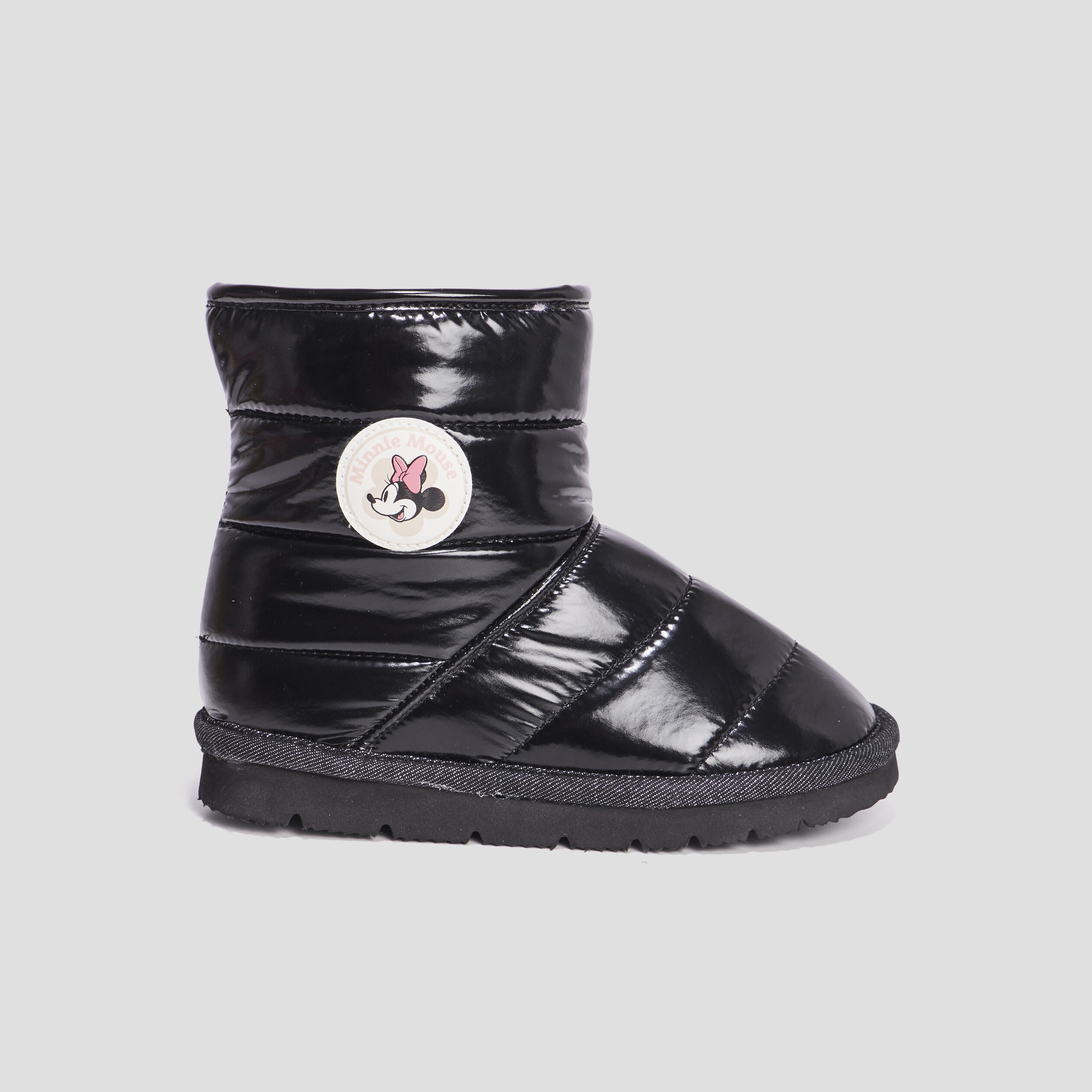 Bottines chaudes matelassées Minnie noir fille | La Halle