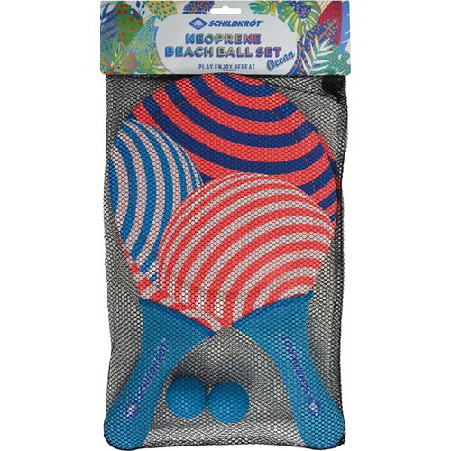 SCHILDKRÖT NEOPREN BEACHBALL SET, 2 SCHLÄGER, 2 BÄLLE, IN NETZTASCHE, TOLLER ABSPRUNG & B