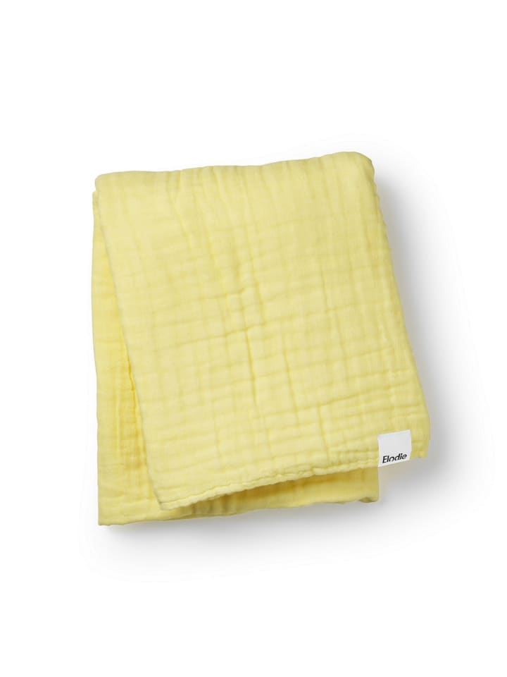 Elodie Details Crinkled Blanket - Sunny Day Yellow in Gelb 120 x 120cm günstig kaufen onesize