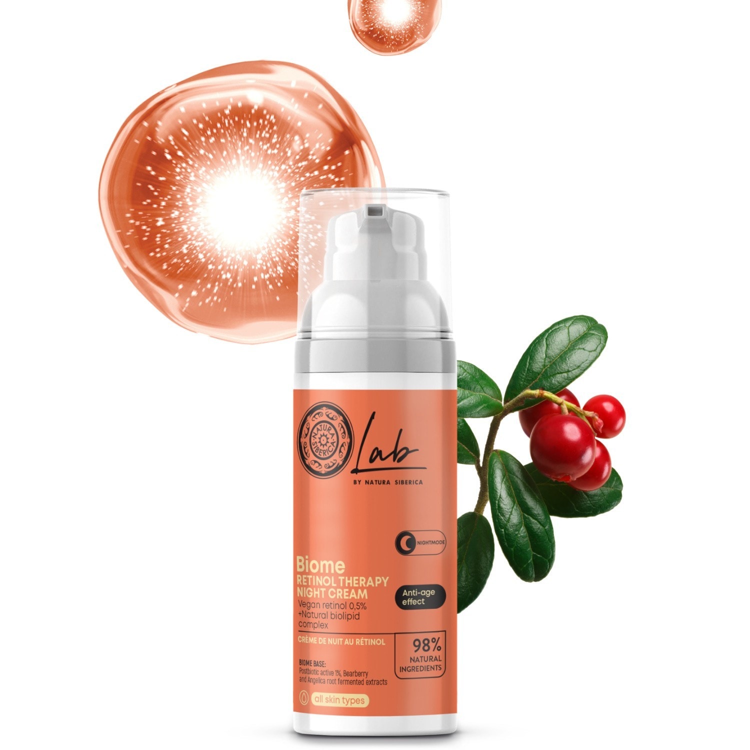 Natura Siberica Lab Retinol Nachtcreme