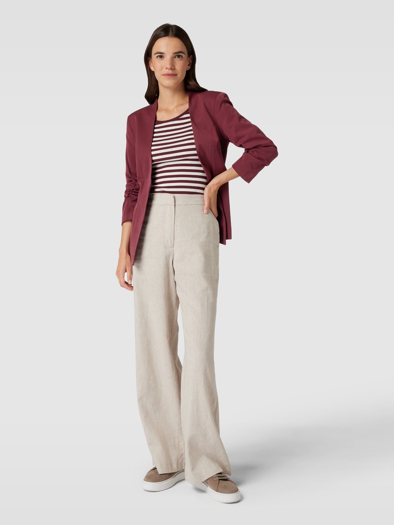 Blazer mit Viskose-Anteil in dunkelrot