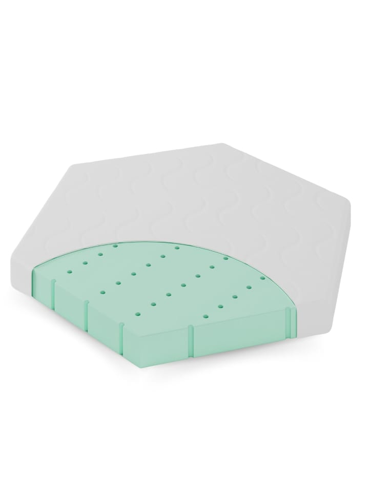 Sämann Sämann Babymatratze für Laufgitter 6-eckig CLOUD SleepPlus günstig kaufen 116x100 cm