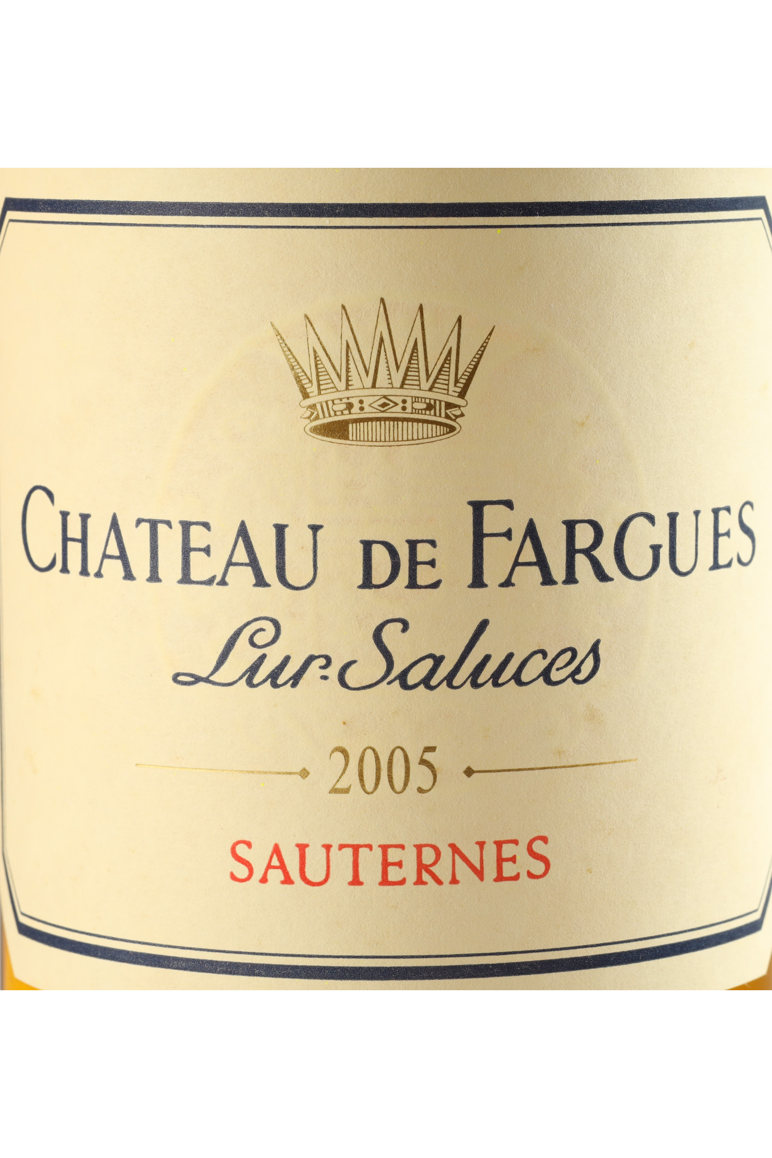 Château De Fargues Magnum 2005, Sauternes
