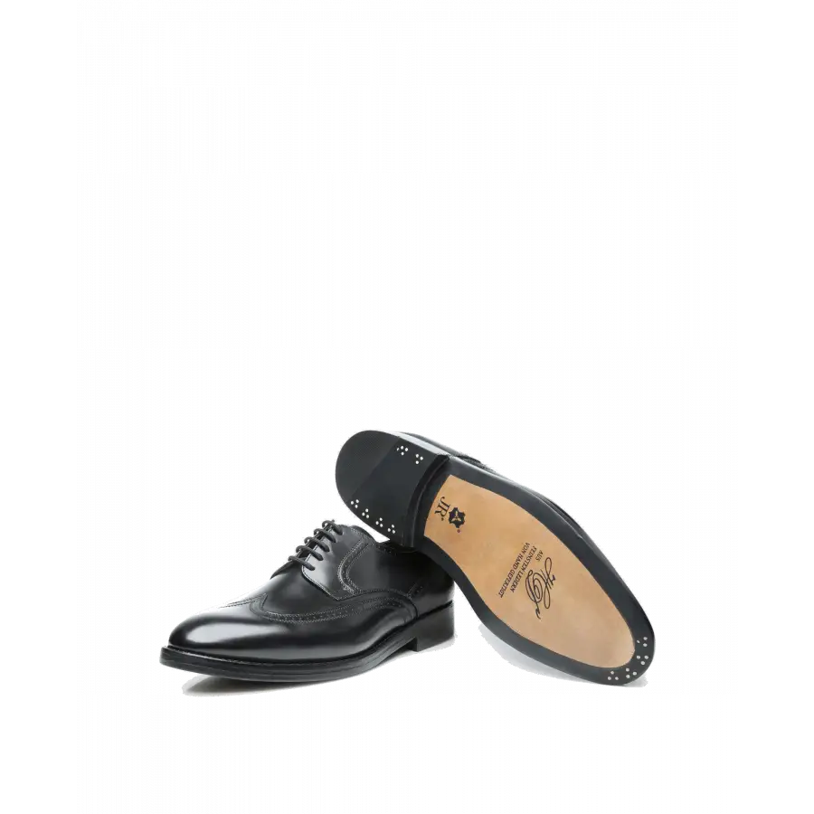 Heinrich Dinkelacker - Businessschuhe Derby LUZERN FULL-BROGUE AC Antikcalf - schwarz