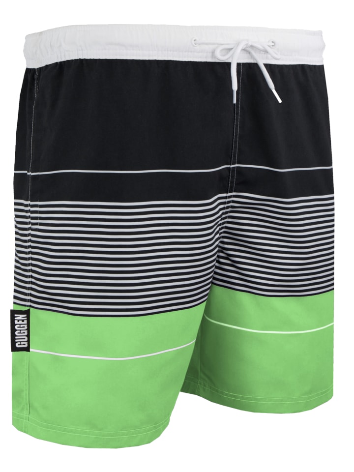 GUGGEN MOUNTAIN Badehose Bilddruck in Grün günstig kaufen