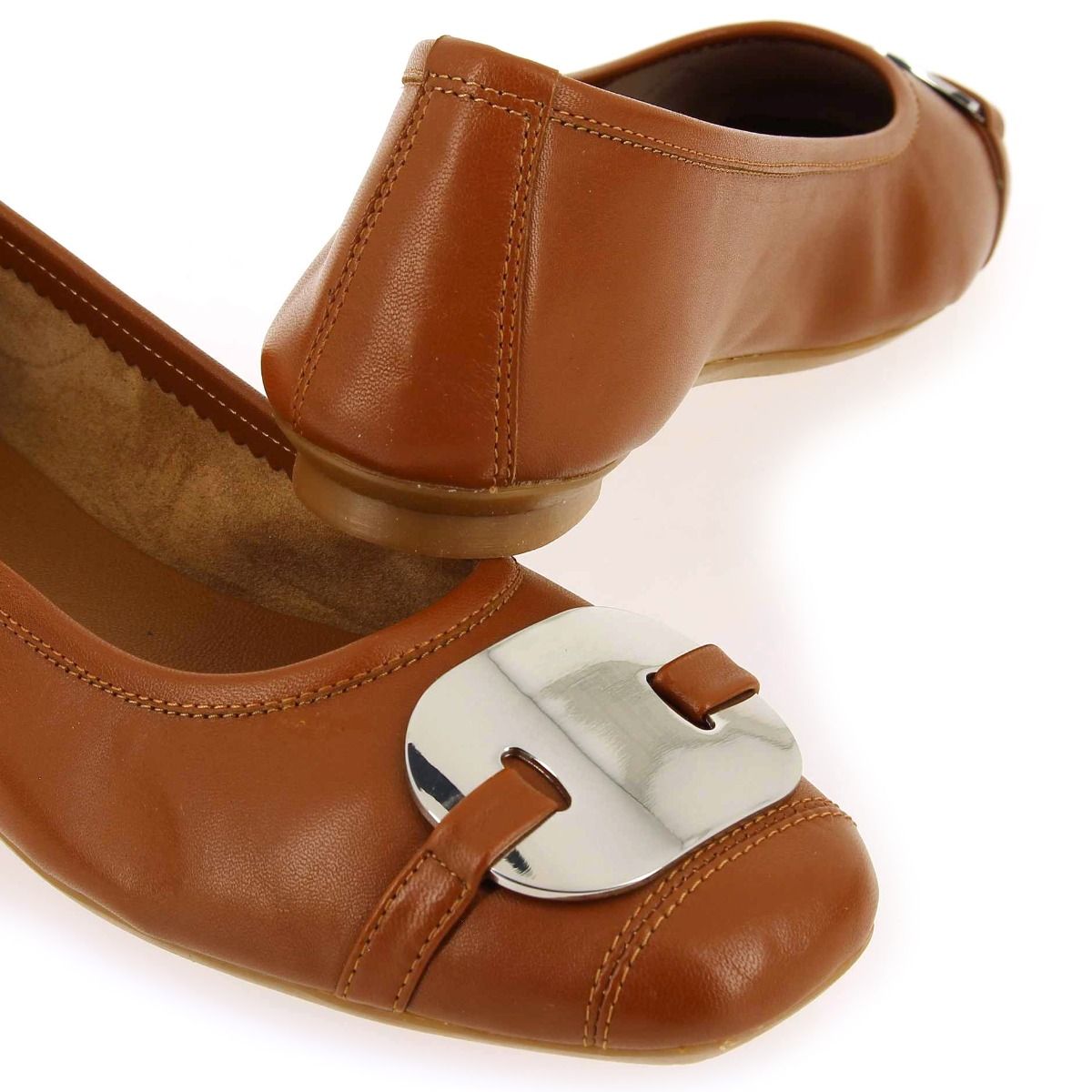 Reqins  HERMES CUIR - Cognac