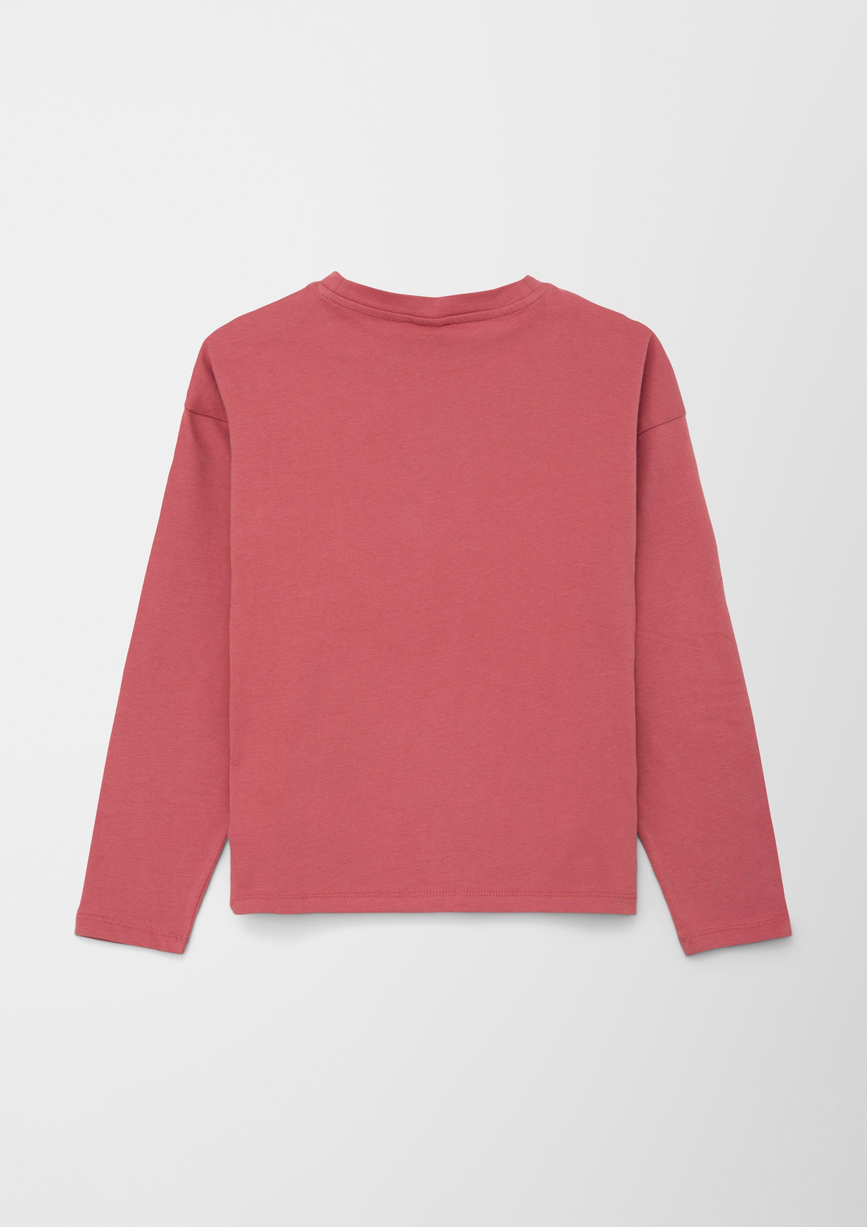 Longsleeve mit gummiertem Frontprint  2119771-3848