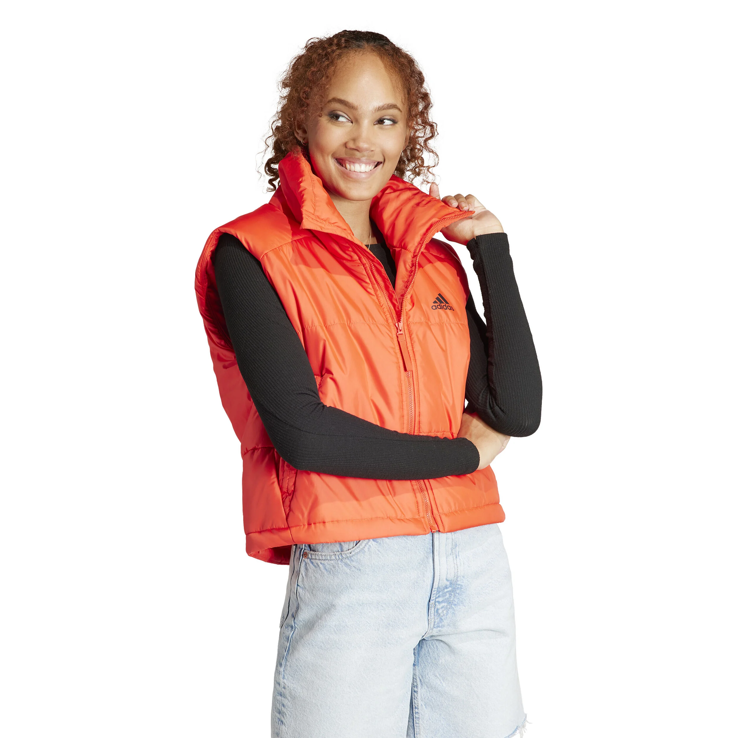 3 Stripes Weste Damen - Koralle