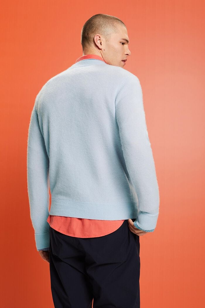 Kaschmirpullover mit Rundhalsausschnitt