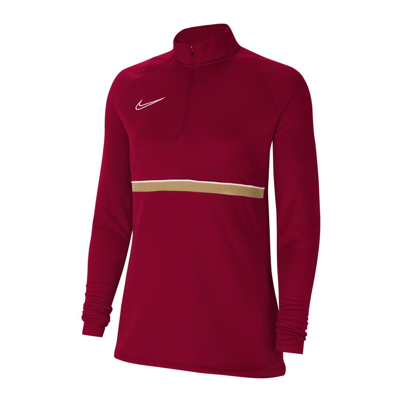 Nike Academy 21 Drill Top Damen Rot Weiss F677