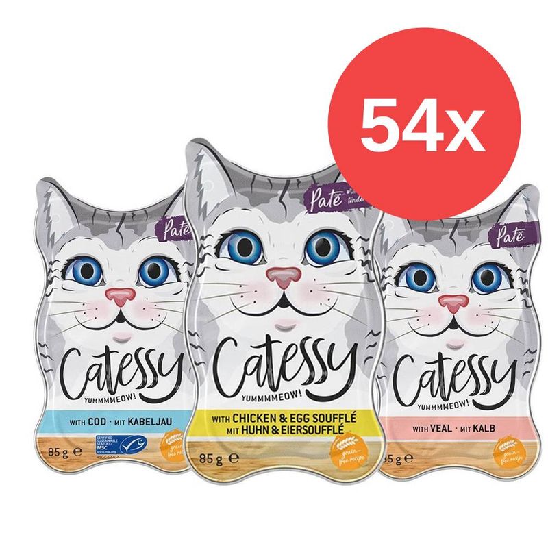 Mix-Sparpaket Catessy Schälchen 54 x 85 g zu TOP-Preisen | bitiba