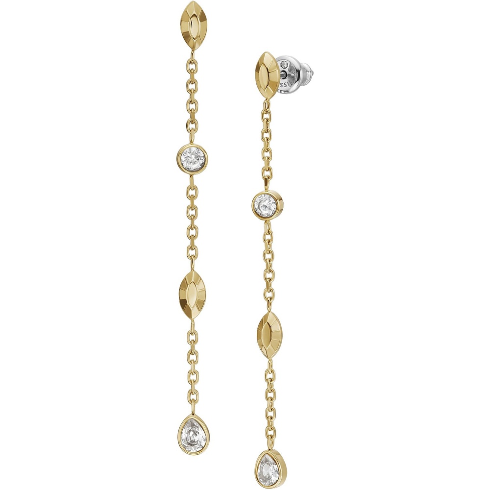 Fossil Boucles d'oreilles Acier inoxydable Boucles d'oreilles