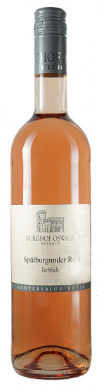 2022 Burghof Rosé lieblich - Weingut Burghof Oswald