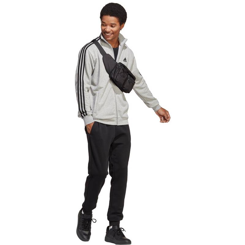 adidas BASIC 3-STREIFEN FRENCH TERRY Trainingsanzug Herren