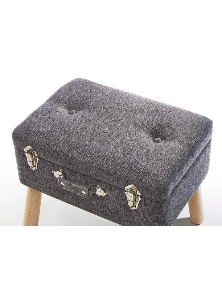 kobolo Sitzhocker LIGHTGREY50 in Grau günstig kaufen onesize
