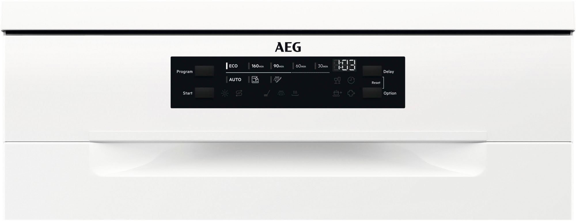 AEG Standgeschirrspüler Serie 6000, FFB6491AZW, 14 Maßgedecke, SatelliteClean - bessere Sprühreichweite