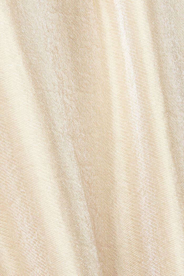 Minikleid aus Twill mit Metallic-Finish