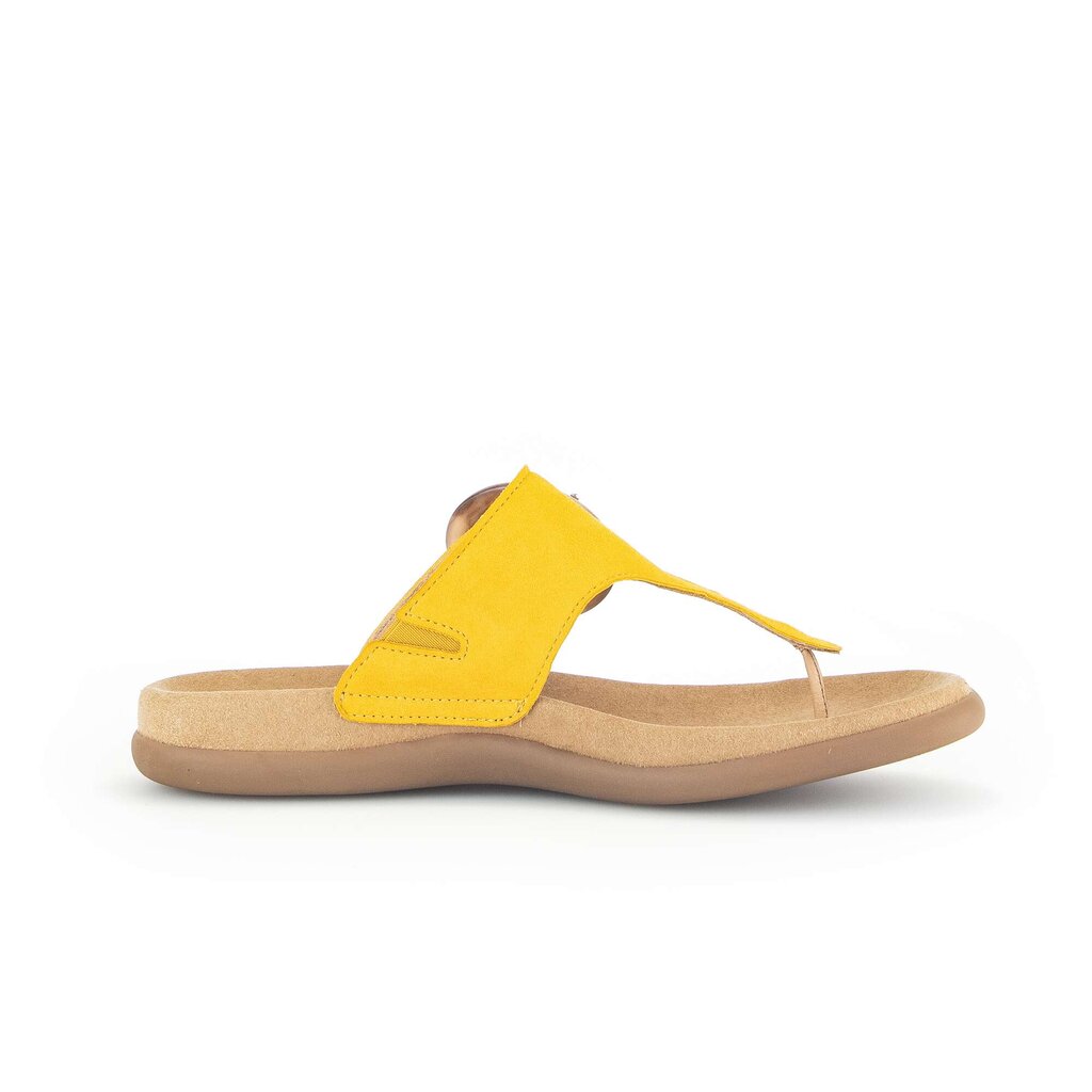 Gabor fashion Zehentrenner gelb