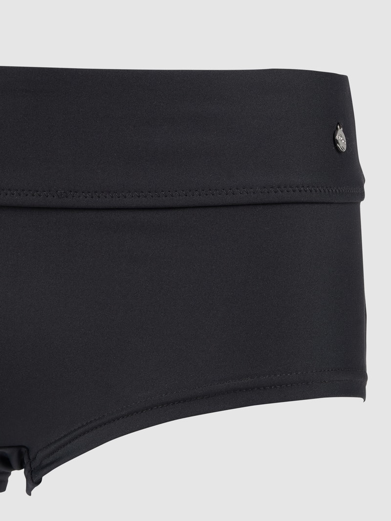 Bikini-Hose mit Stretch-Anteil in schwarz