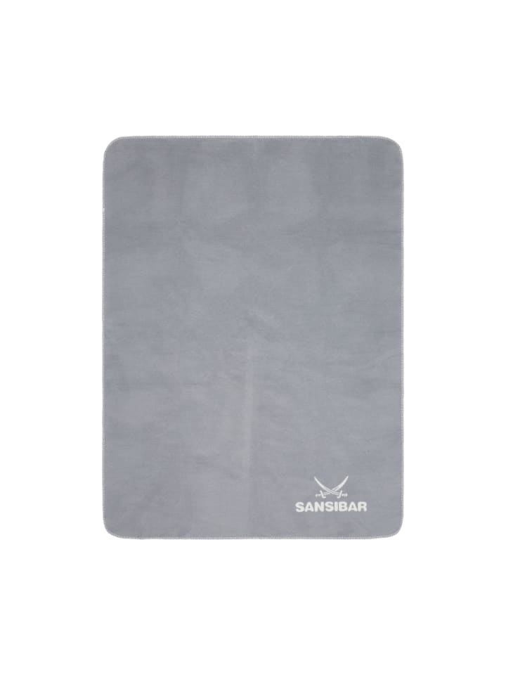 Sansibar Wohndecke Doubleface in Silber günstig kaufen 150x200 cm