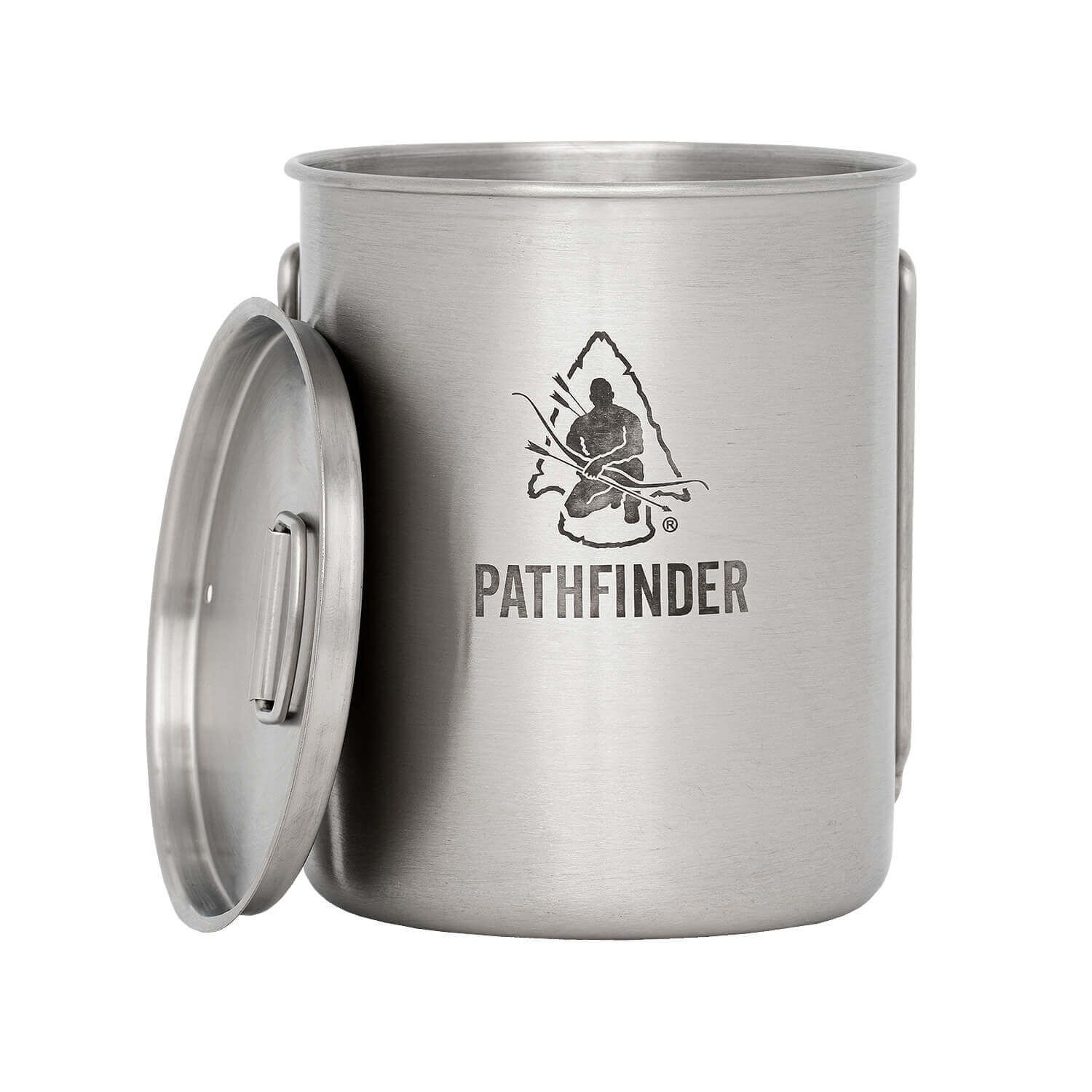 Edelstahl Becher mit Deckel 700 ml