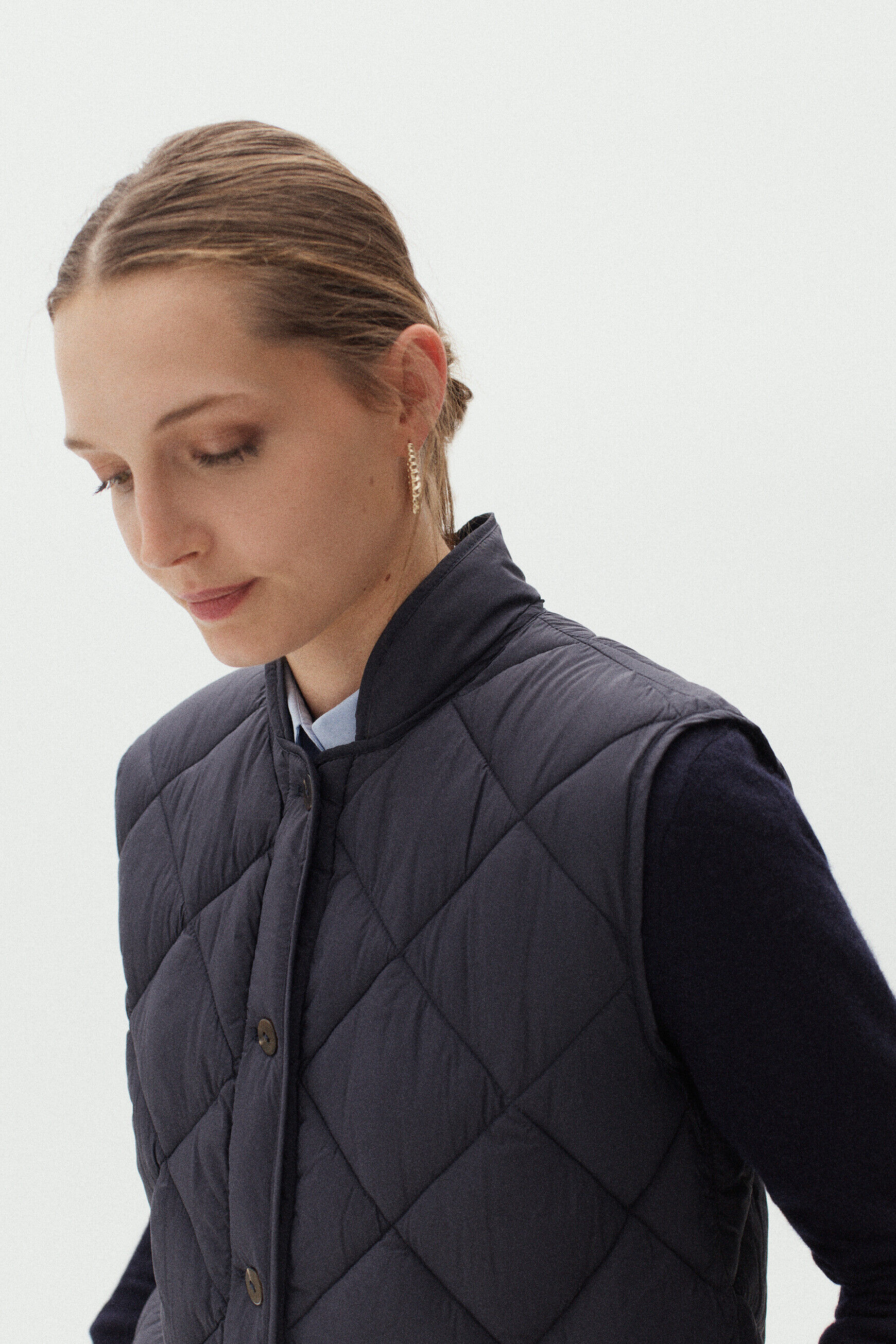 doudoune lily bleu marine femme