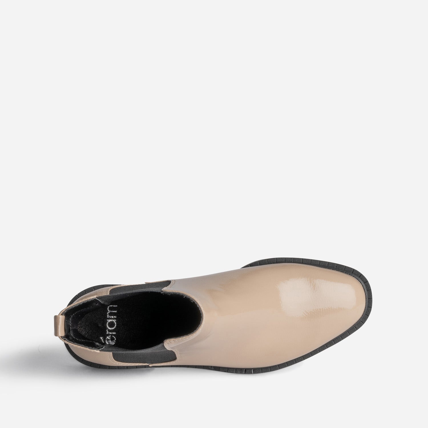 Chelsea boots beige verni