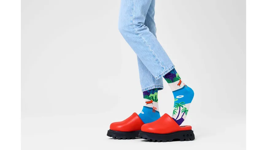 Happy Socks Unisex Socken Poolside Light Blue