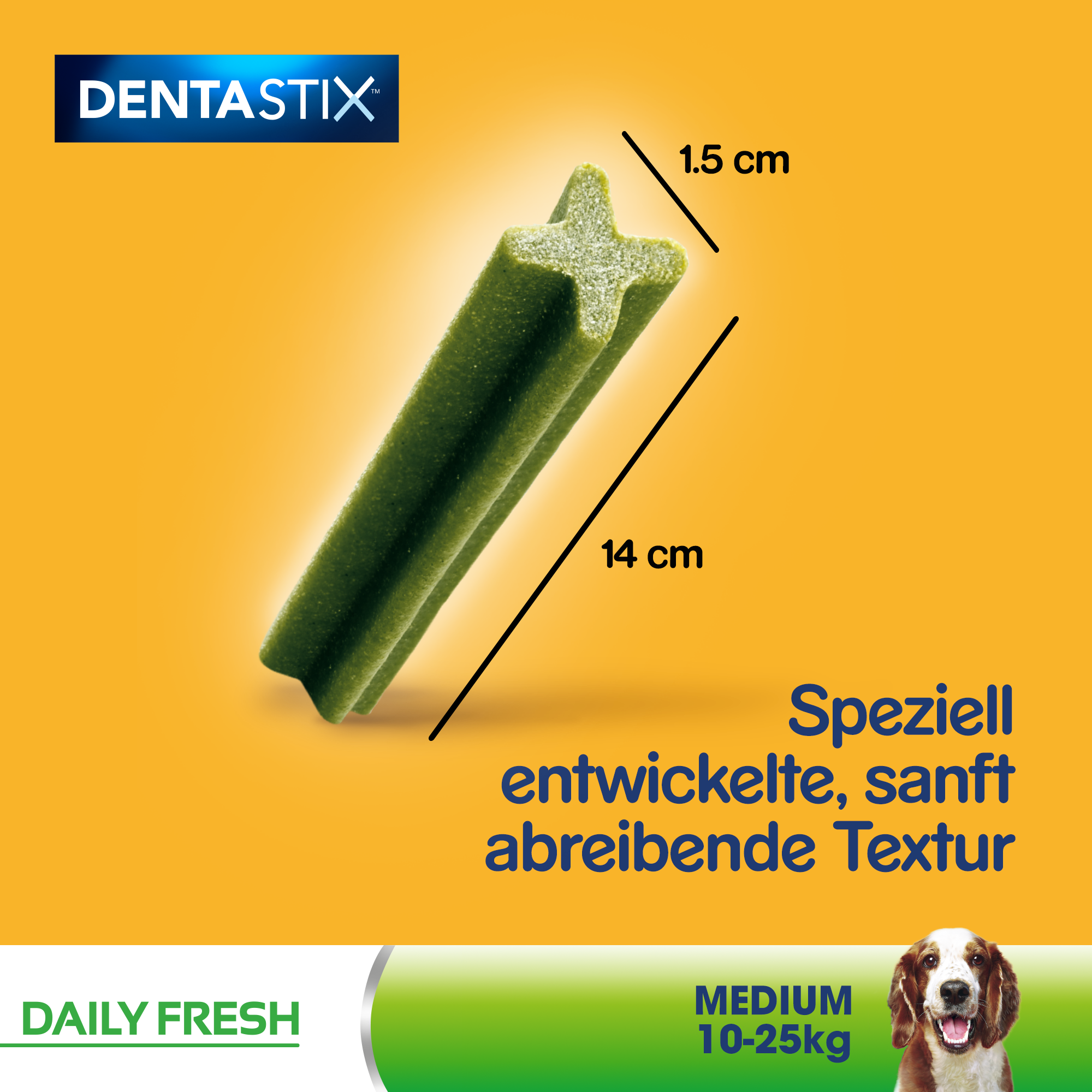 Pedigree Snacks Pedigree Zahnpflege Dentastix Fresh Multipack 28 Stück für mittelgroße Hunde