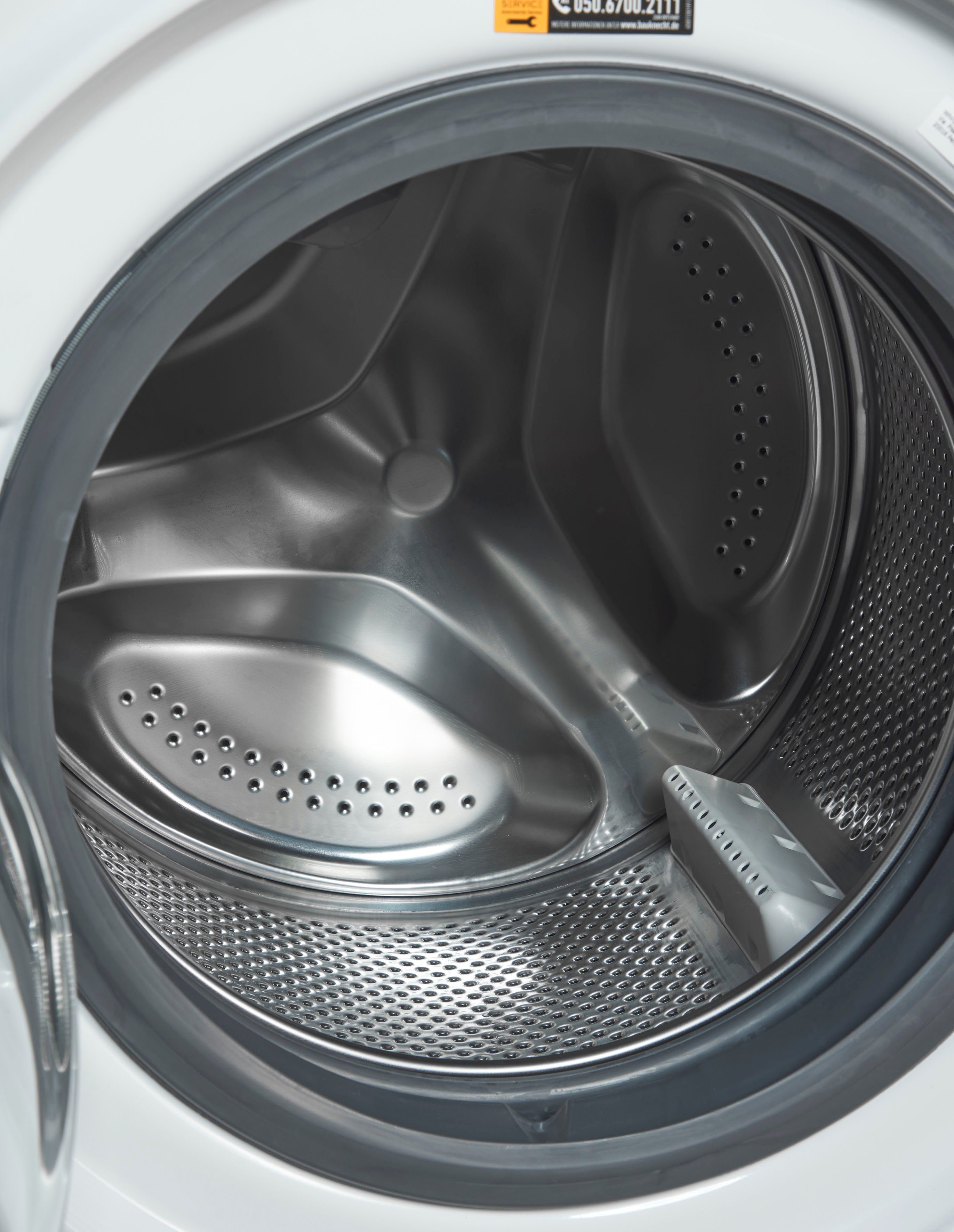 BAUKNECHT Waschmaschine Super Eco 845 A, 8 kg, 1400 U/min, 4 Jahre Herstellergarantie