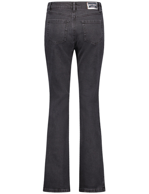 5-Pocket Jeans mit ausgestelltem Bein