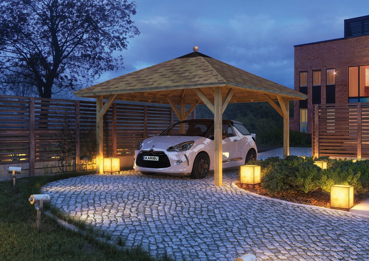 Karibu Pavillon Carport 